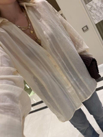 Блуза из вискозы со вставками прозрачными