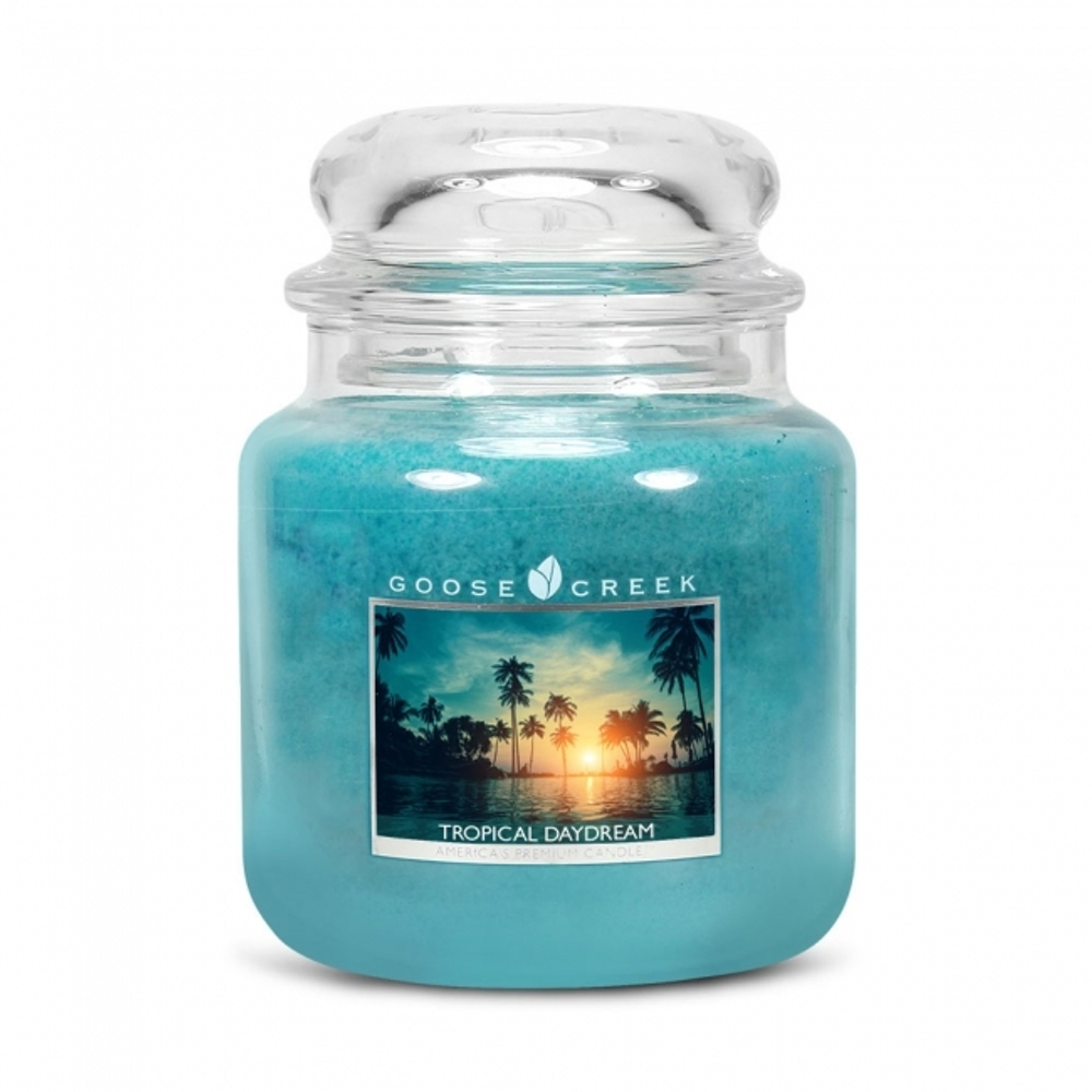 Ароматическая свеча в средней банке 454г Goose Greek Tropical Daydream - Тропические мечты