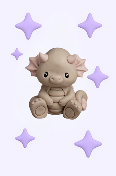 Шоколадная фигурка Дракоша, 5*5,5*7 см