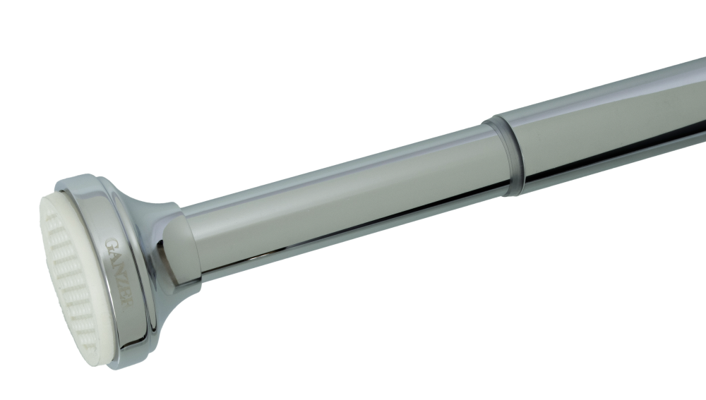 Карниз ХРОМ в упак. для штор (140см-260см) ГАНЗЕР  (20/1шт)