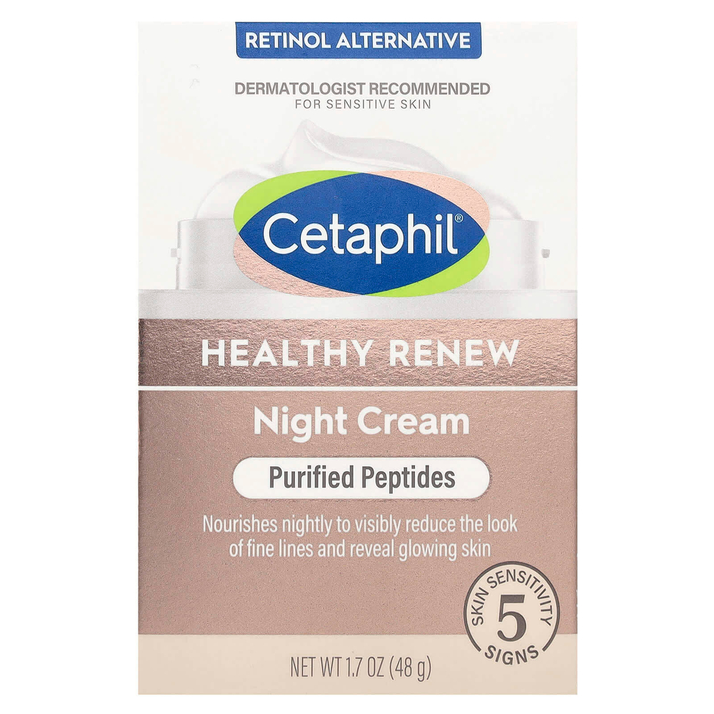 Cetaphil, Healthy Renew, ночной крем, без отдушки, 48 г (1,7 унции)