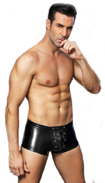 Боксеры Candy boy Diesel со шнуровкой черные OS