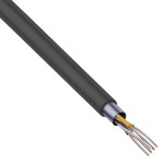 Кабель витая пара экранированный FTP 2PR 24AWG cat 5e CU outdoor/уличный 4 жилы [305м] Rexant (провод для интернета) 01-0124
