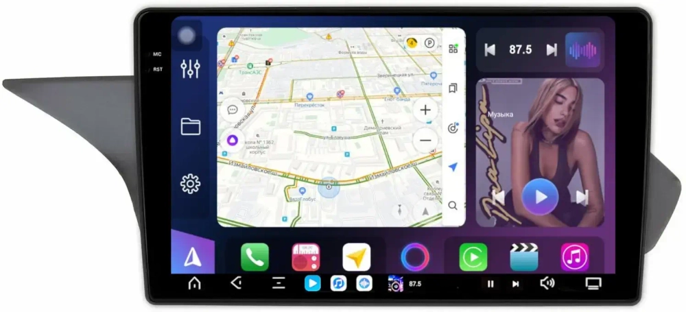 Магнитола Mercedes-Benz E-класс W212 седан 2015 NTG 5.0 - FarCar GX10-9635N50 монитор 10.36" 2K QLED на Android 14, TS20, 6+128Гб, CarPlay, 4G SIM-слот