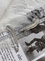 Брошь булавка "перо" ( 90 х 21 )