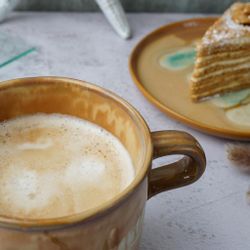 Кружка 500 мл d 10,8 см h9,6 см Light Brown Spots Frutti di Mare P.L. [1]