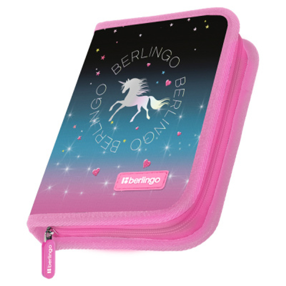 Пенал 1 отделение, 200*140*40 Berlingo "Perfect ", дополнительная откидная секция