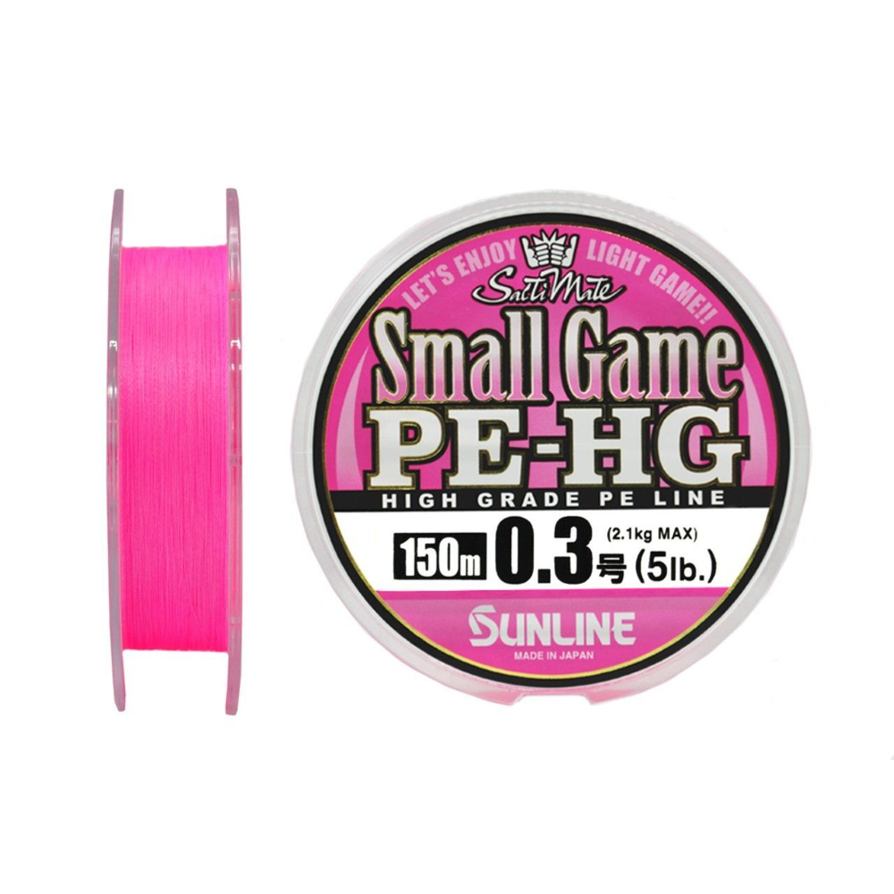 Шнур плетеный SUNLINE NEW SMALL GAME PE HG 150M 5LB/#0.3