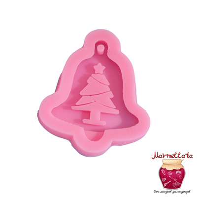 Молд силиконовый "Рождественский звон", 10*9*1,5 см