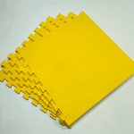 Мягкий пол "Соломка" 500x500x14 мм 30-40 шор