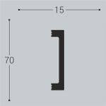 bello deco Наличник XPS Н 17 (70х15) 00-00105279