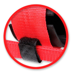 Набор Fantasy Web Bed Restraint System: сеть на кровать с наручниками & наножниками (Цвет: черный)