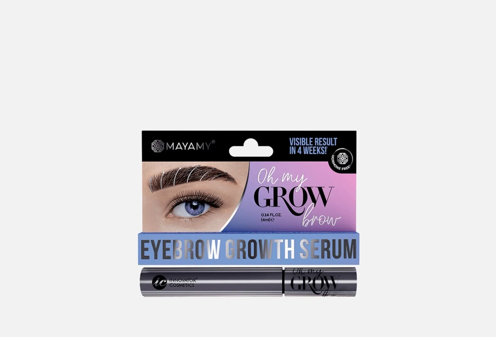 Сыворотка для роста бровей Innovator Cosmetics Oh my Grow, 4мл