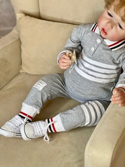 Кукла Реборн мягконабивная 70см в пакете (FA-347)