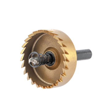 Коронка по металлу HSS, 45 мм, нитридтитановое покрытие //Denzel 724115
