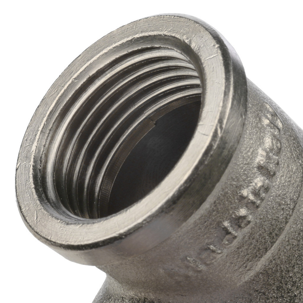 Угольник STOUT ВВ 1/2" никель