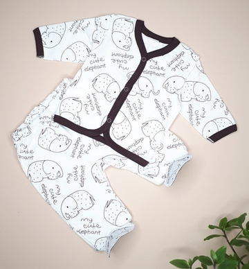 Комплект Мой милый слоник (молочный)