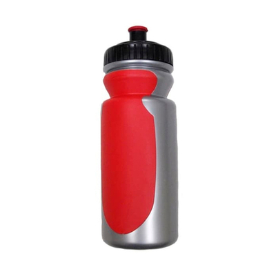 Фляга 0,55 л, с защитной крышкой,  кратоновыми красными вставками,  перламутровая.V-6000