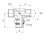 Штуцер FRGT BSP 1.1/2 - BSP 1.1/4