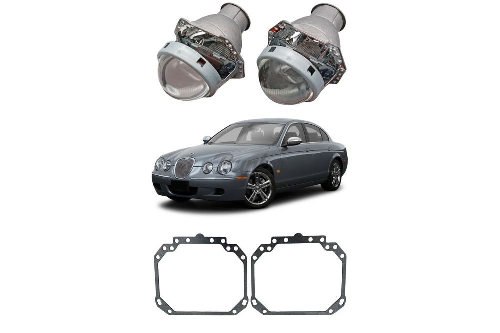 Готовый комплект для замены штатных линз Jaguar S-Type 1998-2008