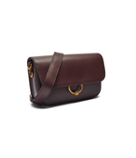 Кожаная сумка через плечо Meg GIANNI CHIARINI - бордовый(BS 8984 PRCK)