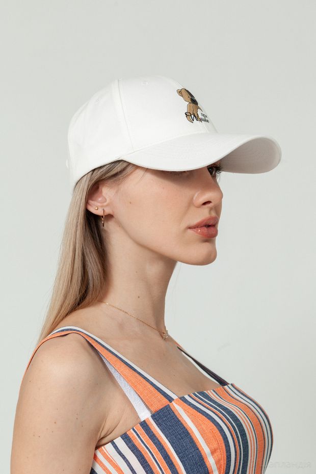 Бейсболка В46 F (Белый / 56-58)