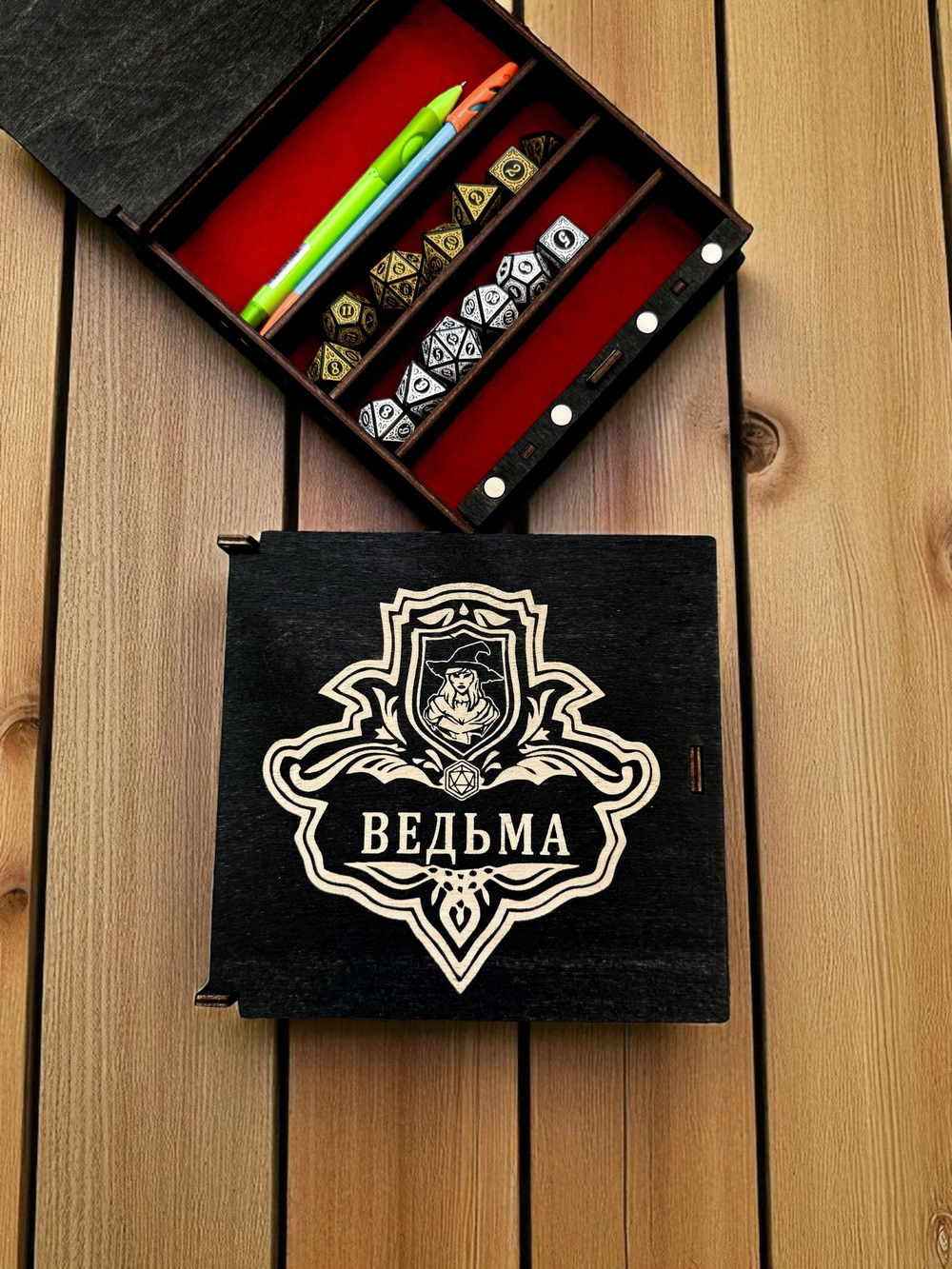 Органайзер ДнД «Ведьма 5 Шкатулка» — дерево