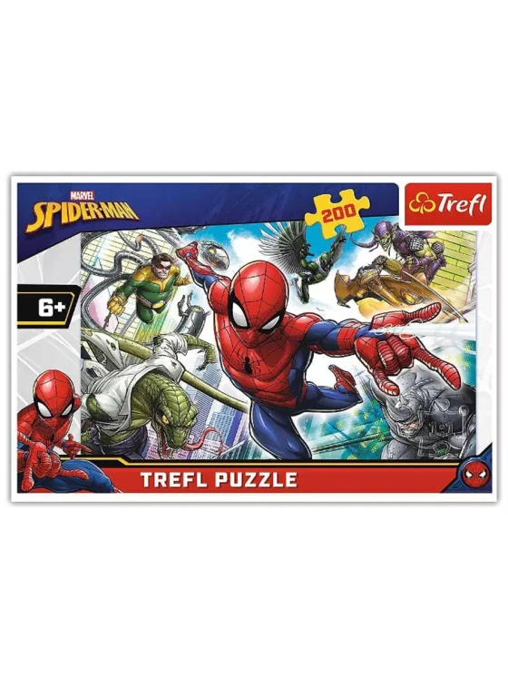 Пазлы для детей 5 6 7 лет 200 элементов Человек Паук