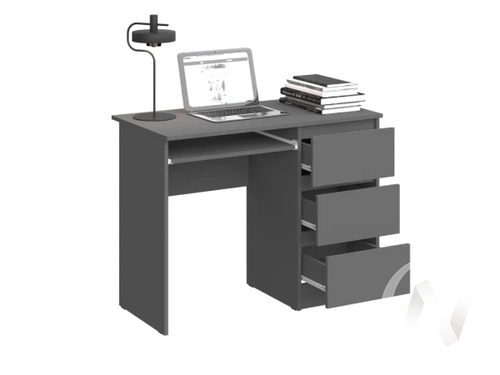 Стол письменный (Ш) МС Челси (графит/графит)