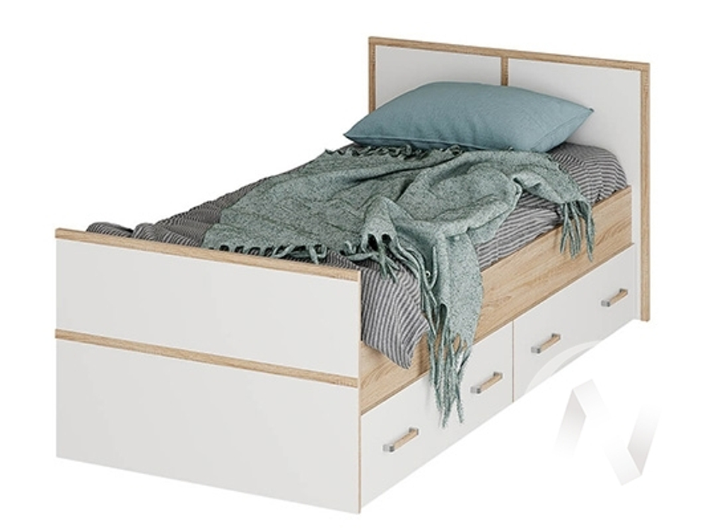 Кровать 0.9 LIGHT МС Сакура