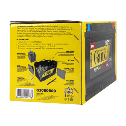 Аккумулятор GANZ PRO-Line EFB 80 А/ч обратный R+ 315x175x175 L4 EN 750 А