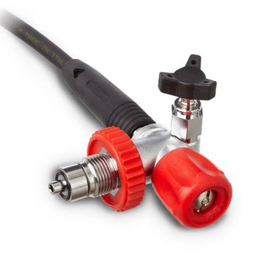 Заправочный штуцер с клапаном сброса давления Coltri DIN 300bar без шланга SC000460