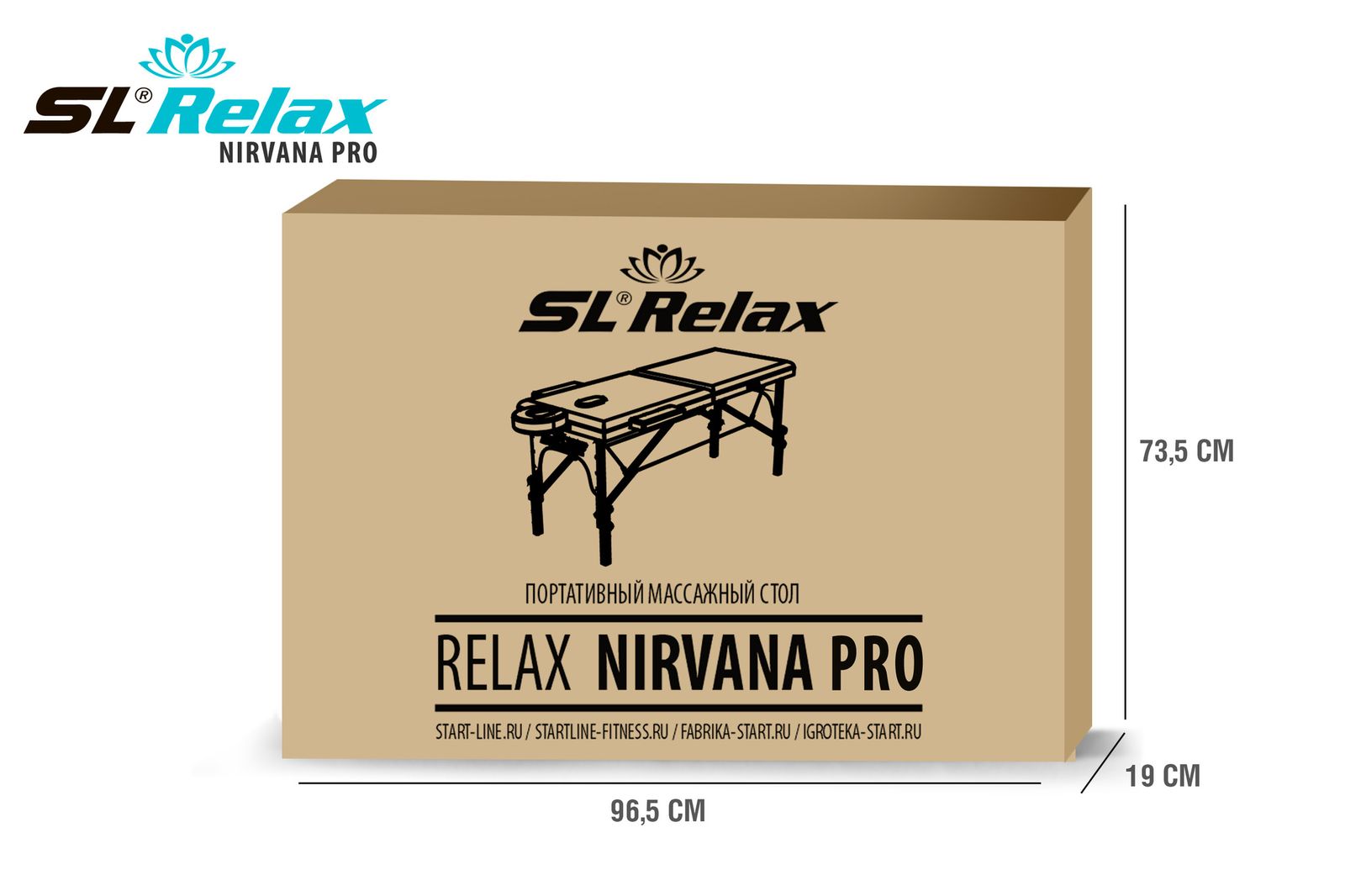 Массажный стол Relax Nirvana Pro (Grey) фото №11