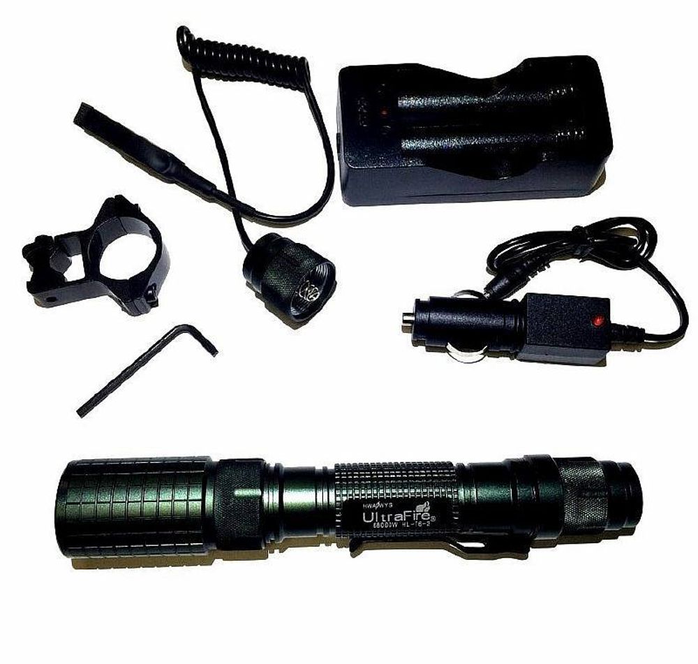 Фонарь оружейный подствольный UltraFire 6800W HL-T6-2