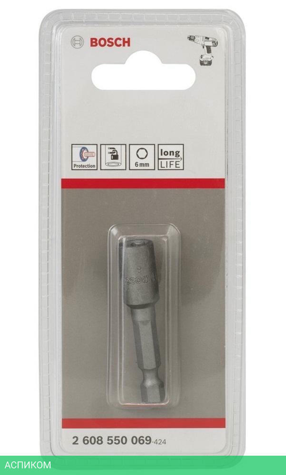 Ключ торцовый Bosch 6х50мм (2.608.550.069)
