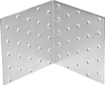 ЗУБР УКР-2.0, 100 x 100 x 100 x 2 мм, цинк, равносторонний крепежный уголок (310206-100-100)