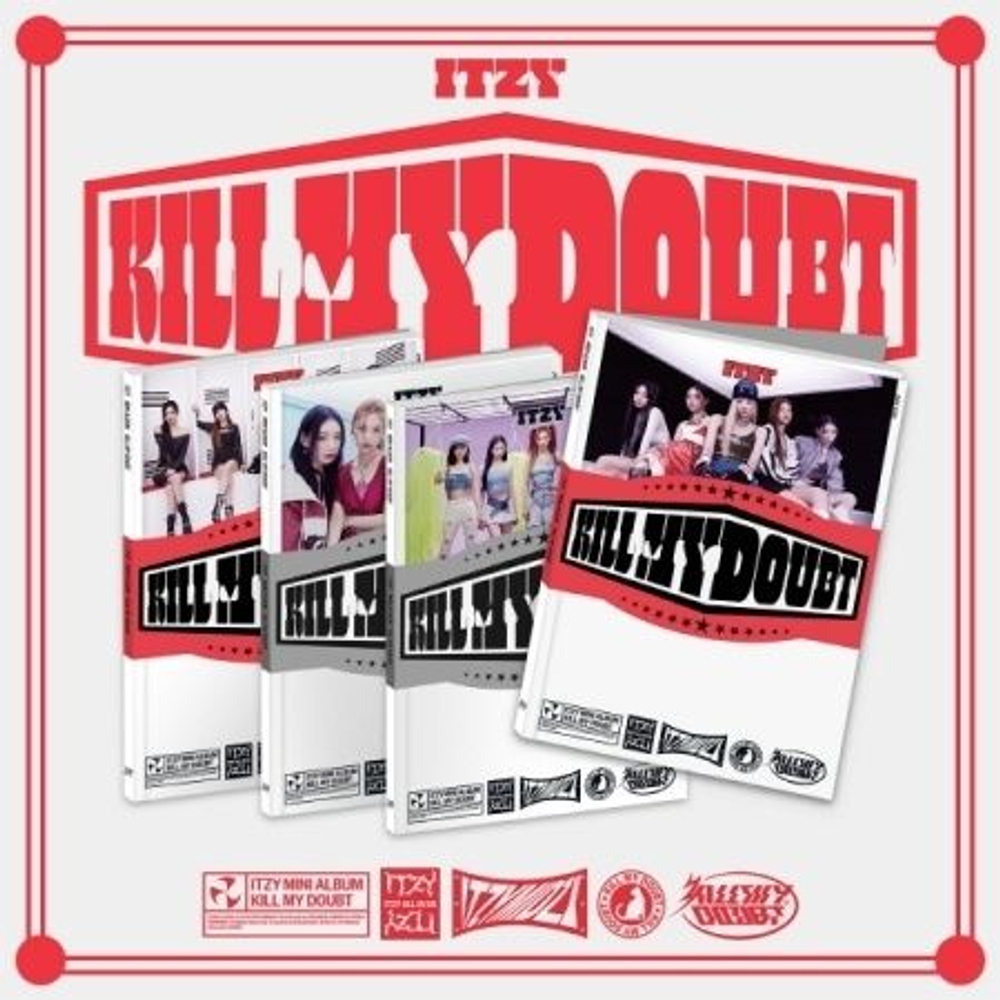 Альбом ITZY - KILL MY DOUBT STANDARD Edition 4 Version SET