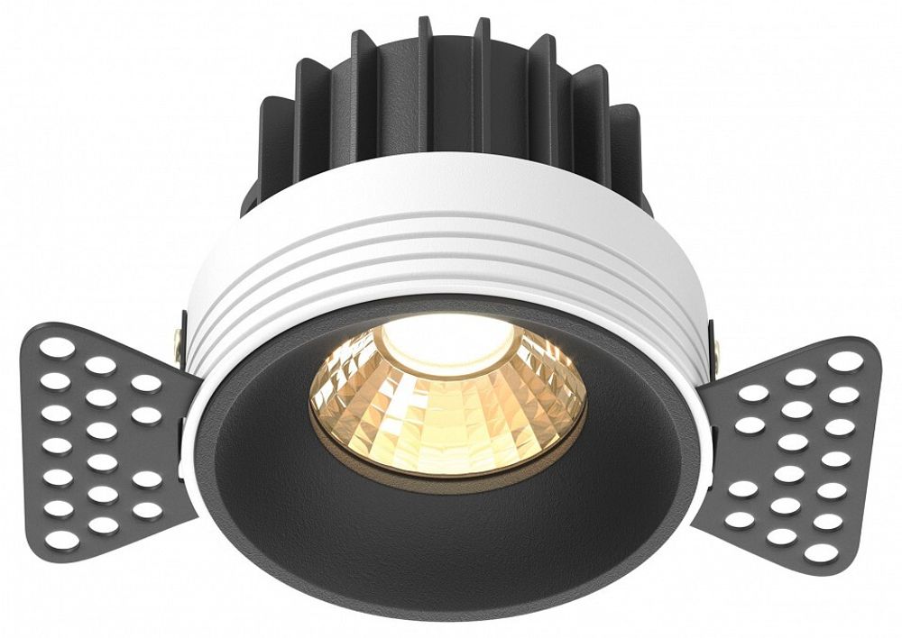 Встраиваемый светильник Maytoni Round DL058-12W2.7K-TRS-B