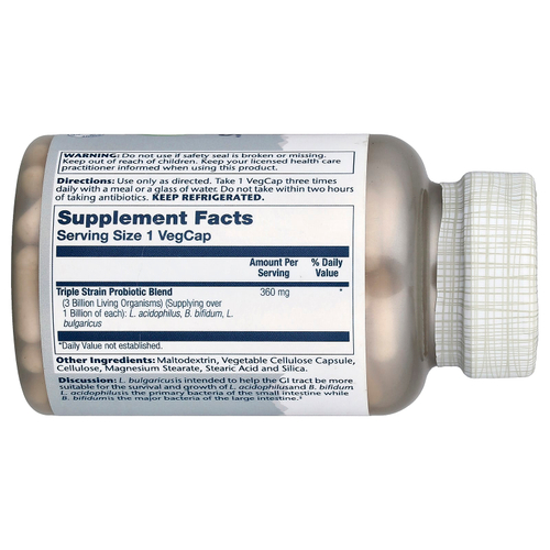 Solaray, сублимированные пробиотики Multidophilus™, 180 растительных капсул