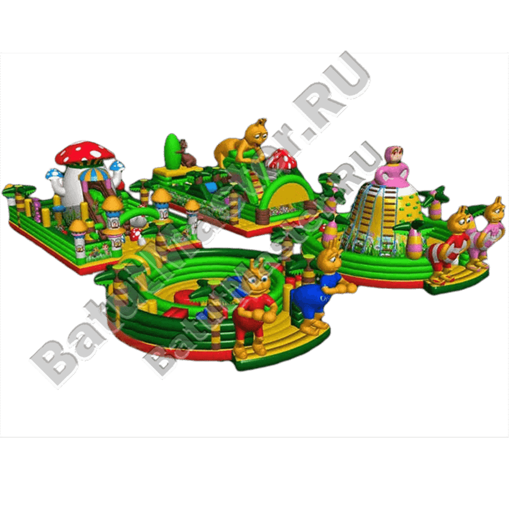 Коммерческий надувной батут "Мегаполис"