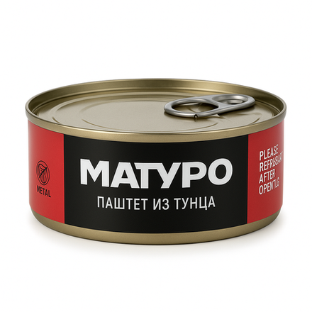Матуро паштет из тунца 90 гр