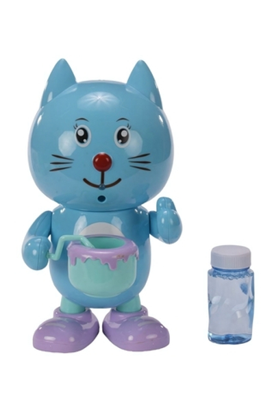 Игрушка на батарейках Кошечка с мыльными пузырями, коробка 599-9