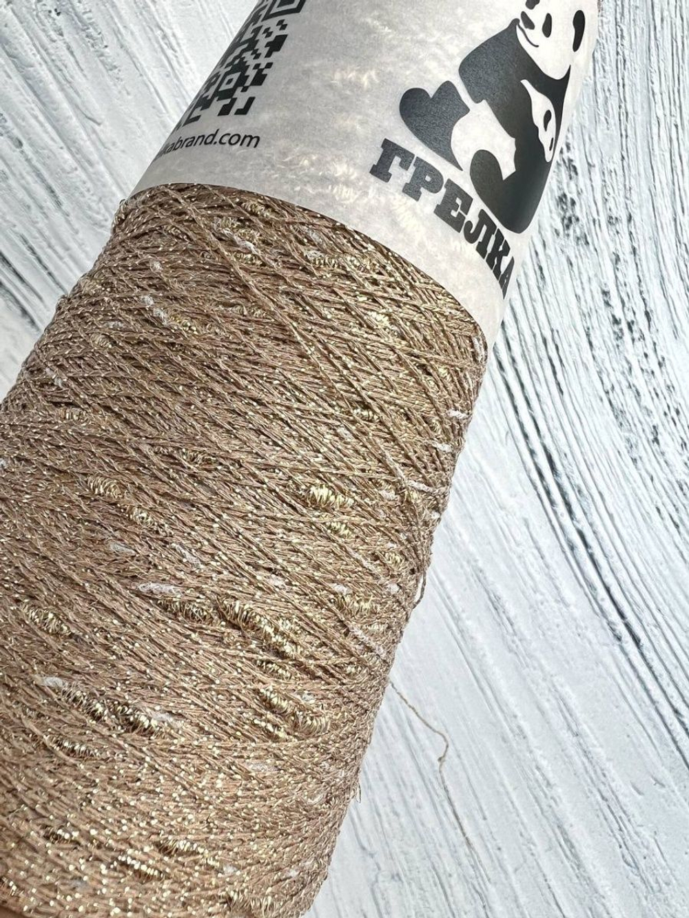 Трикотажная пряжа с люрексом Люмия