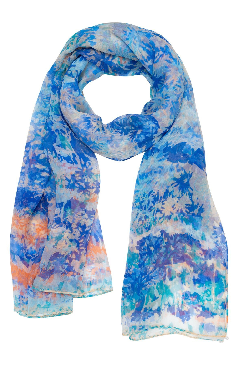 Шаль ROSEE BLEU Шаль 100% Petrusse 110x200 Голубой
