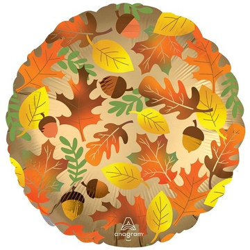 Круг "Осенние листья и желуди"