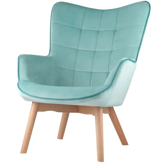 Кресло Contour, мятный велюр