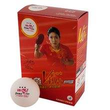Мяч для настольного тенниса DOUBLE FISH 3***, V111F, ITTF Approved, 6шт., белый