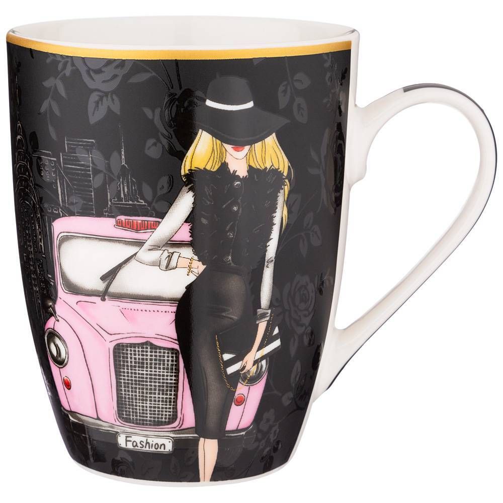 КРУЖКА LEFARD "FASHION QUEEN" 340 МЛ (КОР=36ШТ.)