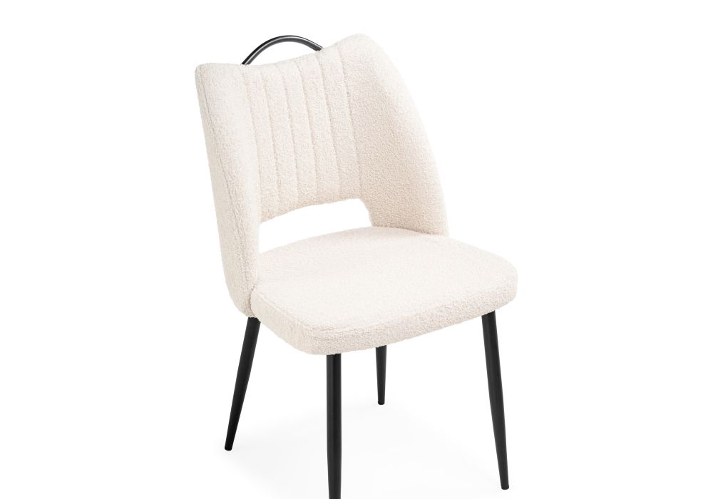 Стул на металлокаркасе Barton beige / black