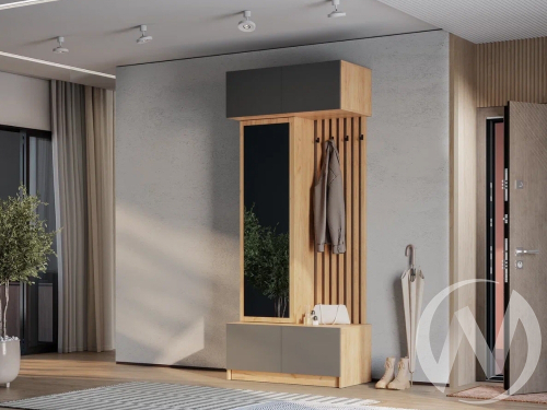 Прихожая ПР-03 Прихожая Багира (крафт/графит)